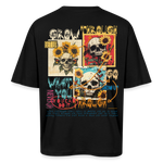 Odysseus, Totenköpfe, 1st | Breezy, Oversized Unisex T-Shirt - Schwarz