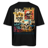 Odysseus, Totenköpfe, 1st | Breezy, Oversized Unisex T-Shirt - Schwarz