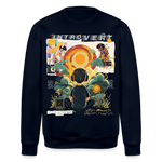 Hermesan, Kindheit, 1st | Roller, Unisex Bio-Sweatshirt - Navy