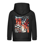 Heraa, Schach, 1st | Kinder Zip Hoodie - Schwarz
