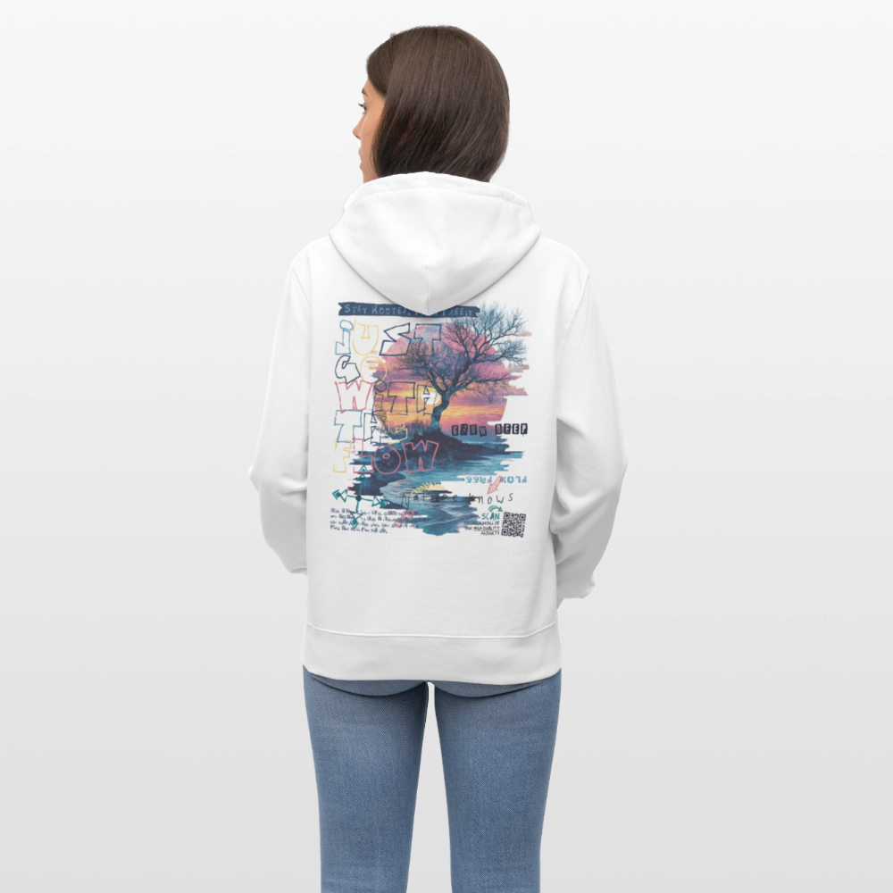 Oblivar, Baum, 1st | Cruiser, Unisex Bio-Hoodie - Weiß