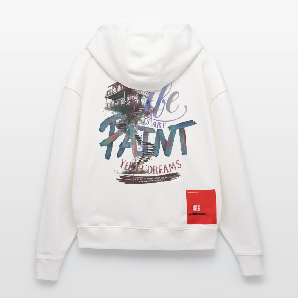 Ignisvar, Haus, 1st | Heavyweight Oversized Bio Zip Hoodie, Unisex - OFF WHITE