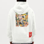 Vaelthar, Blumen, 1st | Heavyweight Oversized Bio Hoodie, Unisex - OFF WHITE