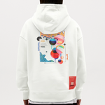 Ragnarion, Planeten, 1st | Heavyweight Oversized Bio Hoodie, Unisex - OFF WHITE