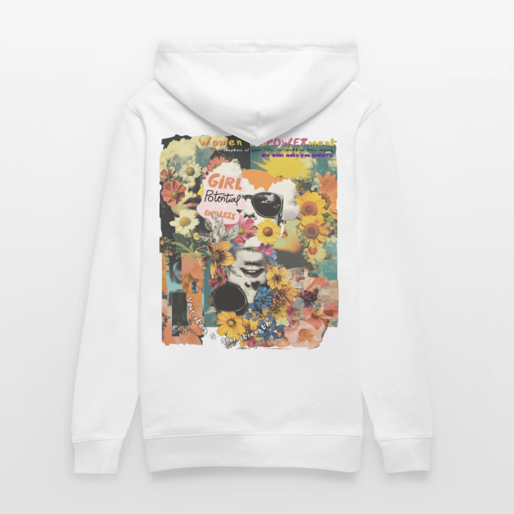 Vaelthar, Blumen, 1st | Cruiser, Unisex Bio-Hoodie - Weiß