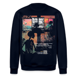 Erosan, Fenster, 1st | Roller, Unisex Bio-Sweatshirt - Navy