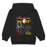 Diony, Wolf, 1st | Kinder Zip Hoodie - Schwarz