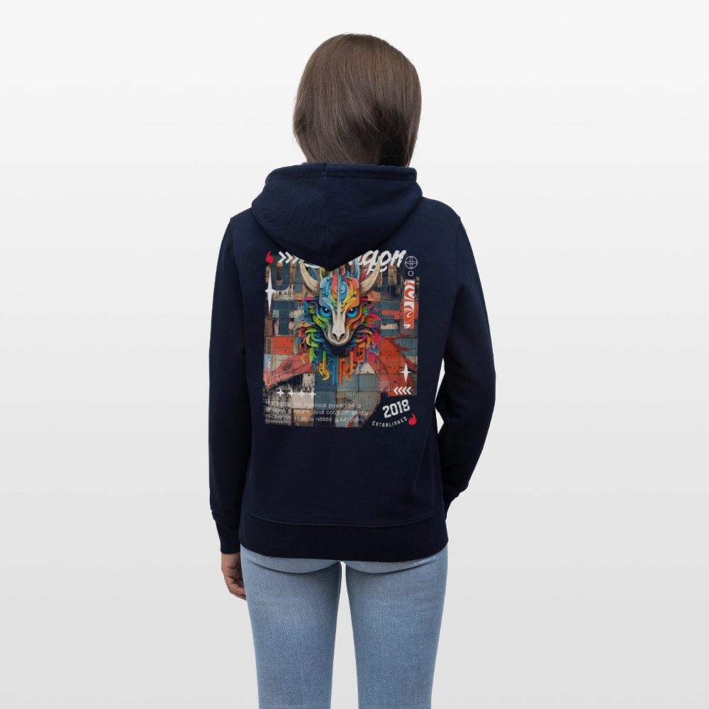 Nezha, Drache, 1st | Cruiser, Unisex Bio-Hoodie - Navy