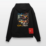 Hachiman, Augen, 1st | Heavyweight Oversized Bio Hoodie, Unisex - SOLID BLACK