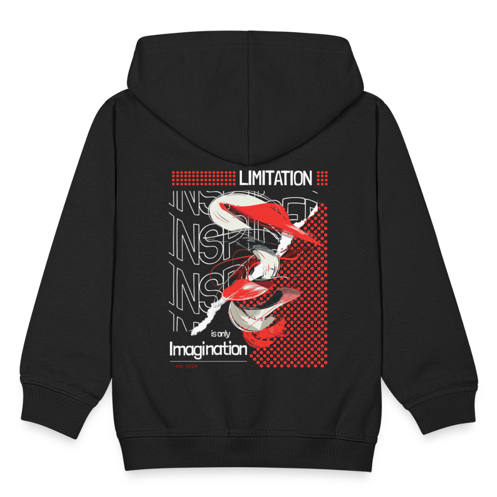Xiwangmu, Muschel, 1st | Kinder Zip Hoodie - Schwarz