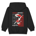 Xiwangmu, Muschel, 1st | Kinder Zip Hoodie - Schwarz