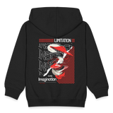 Xiwangmu, Muschel, 1st | Kinder Zip Hoodie - Schwarz