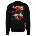 Manannan, Rose, 1st | Heavyweight Oversized Bio Sweater, Unisex - SOLID BLACK
