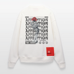 Tiberion, Rose, 1st | Heavyweight Oversized Bio Sweater, Unisex - OFF WHITE