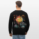 Inari, Glühbirne, 1st | Roller, Unisex Bio-Sweatshirt - Schwarz