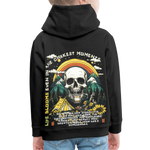 Panian, Berge, 1st | Kinder Hoodie - Schwarz