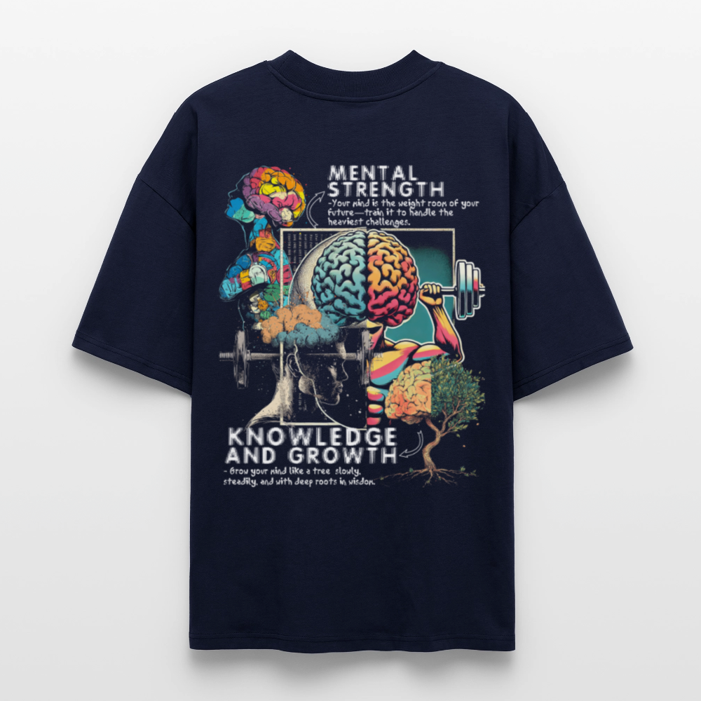 Selenian, Fitness, 1st | Blaster, Oversize Bio T-Shirt, Unisex - Navy