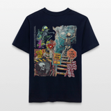 Tangaroa , Skelet, 1st | Essential, Relaxed Fit Unisex Bio T-Shirt - Navy