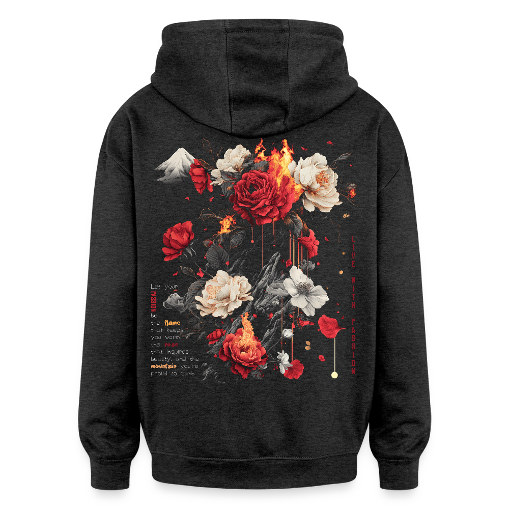 Manannan, Rose, 1st | Freshhood, Oversized Unisex Hoodie - Anthrazit