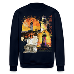 Morian, Leuchtturm, 1st | Roller, Unisex Bio-Sweatshirt - Navy