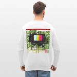 Oblivionis, Fernseher, 1st | Roller, Unisex Bio-Sweatshirt - Weiß