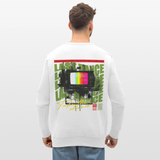 Oblivionis, Fernseher, 1st | Roller, Unisex Bio-Sweatshirt - Weiß