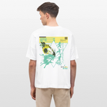 Solvatrix, Schmetterling, 1st | Blaster, Oversize Bio T-Shirt, Unisex - Weiß