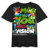 Thesean, Pinsel, 1st | Teenager Bio T-Shirt - Schwarz