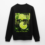Kali, Limette, 1st | Roller, Unisex Bio-Sweatshirt - Schwarz