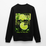 Kali, Limette, 1st | Roller, Unisex Bio-Sweatshirt - Schwarz