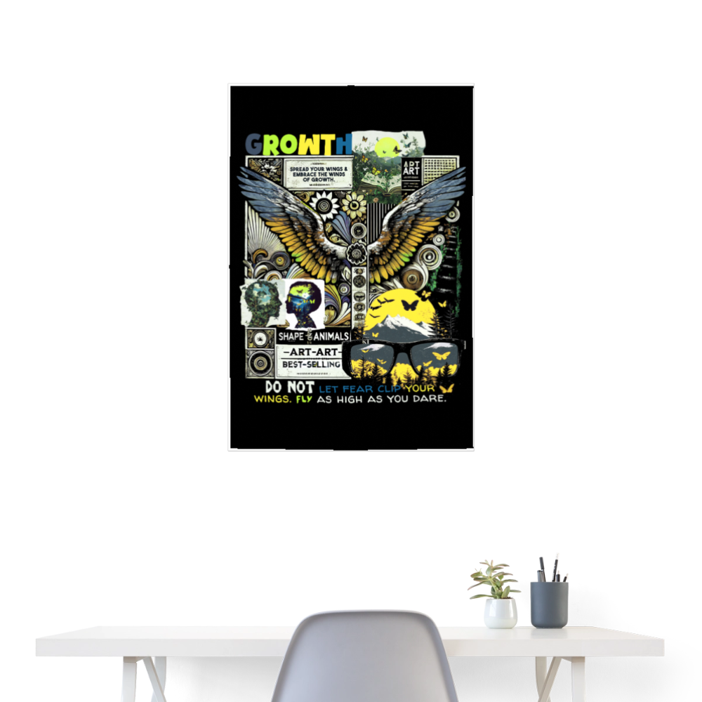 Lugh , Engel, 1st | Poster 60x90 cm - Weiß