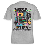 Aetherion, Laptop, 1st | Essential, Relaxed Fit Unisex Bio T-Shirt - Grau meliert