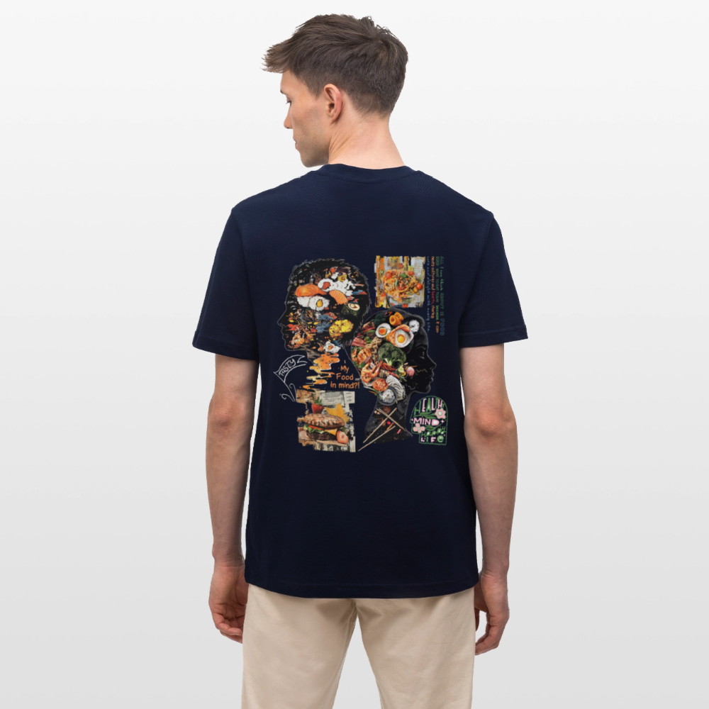 Atalantan, Essen, 1st | Essential, Relaxed Fit Unisex Bio T-Shirt - Navy