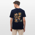 Atalantan, Essen, 1st | Essential, Relaxed Fit Unisex Bio T-Shirt - Navy