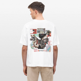 Zentharior, Schmetterling, 1st | Blaster, Oversize Bio T-Shirt, Unisex - Weiß