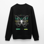 Hesinkar, Schmetterling, 1st | Roller, Unisex Bio-Sweatshirt - Schwarz