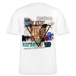 Celestaris, Schmetterling, 1st | Essential, Relaxed Fit Unisex Bio T-Shirt - Weiß