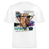 Celestaris, Schmetterling, 1st | Essential, Relaxed Fit Unisex Bio T-Shirt - Weiß