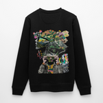 Oceani, Berge, 1st | Roller, Unisex Bio-Sweatshirt - Schwarz
