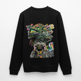 Oceani, Berge, 1st | Roller, Unisex Bio-Sweatshirt - Schwarz
