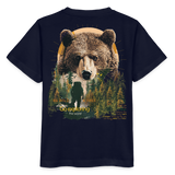 Ghadab, Bär, 1st | Kinder Bio T-Shirt - Navy