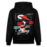 Guanyin, Muschel, 1st | Cruiser, Unisex Bio-Hoodie - Schwarz