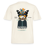 Siriothis, Schmetterling, 1st | Essential, Relaxed Fit Unisex Bio T-Shirt - Naturweiß 