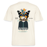 Siriothis, Schmetterling, 1st | Essential, Relaxed Fit Unisex Bio T-Shirt - Naturweiß 