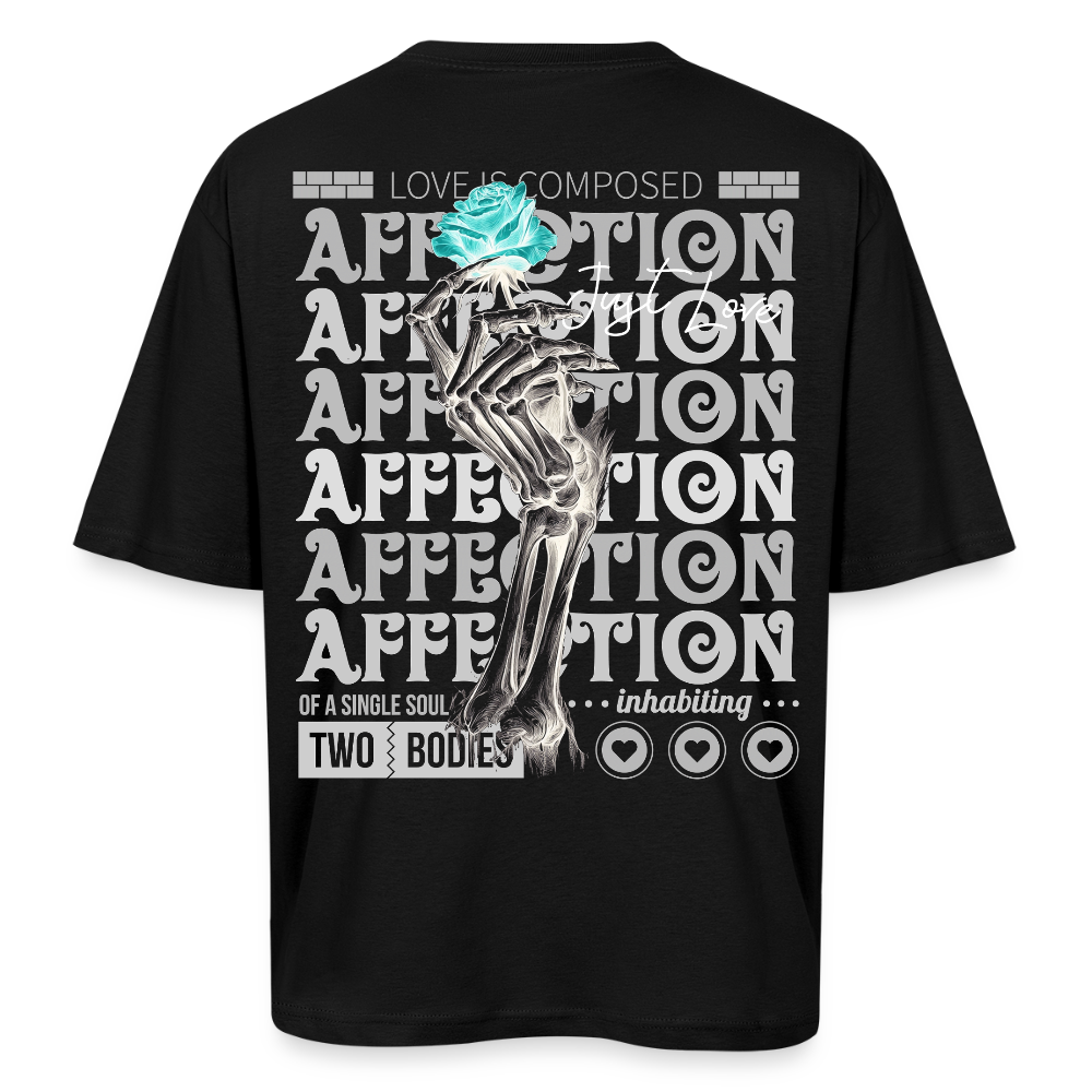 Hestian, Rose, 1st | Breezy, Oversized Unisex T-Shirt - Schwarz