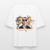 Sylvaris, Gesichter, 1st | Blaster, Oversize Bio T-Shirt, Unisex - Weiß