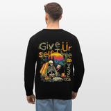 Mihriban, Skelet, 1st | Roller, Unisex Bio-Sweatshirt - Schwarz