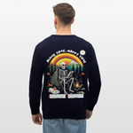 Tethyan, Skelet, 1st | Roller, Unisex Bio-Sweatshirt - Navy