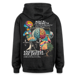 Selenian, Fitness, 1st | Freshhood, Oversized Unisex Hoodie - Anthrazit