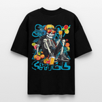 Calveron2, Skelet, 1st | Blaster, Oversize Bio T-Shirt, Unisex - Schwarz